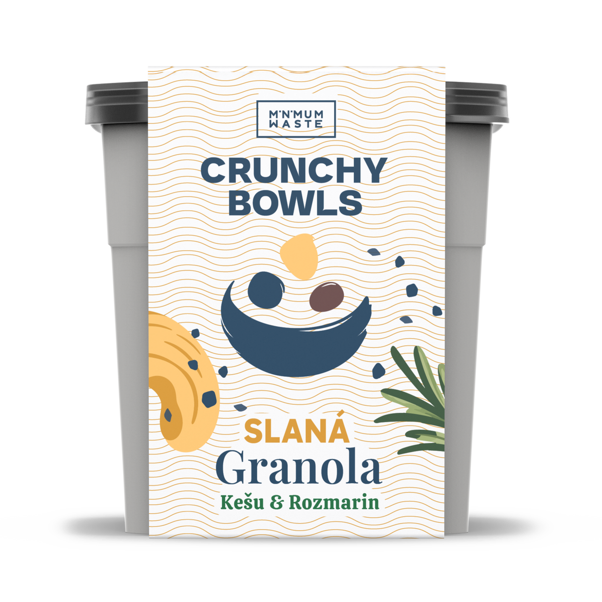 Slaná granola – Kešu & Rozmarýn